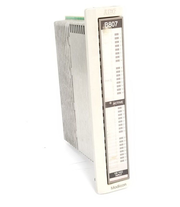 Used AEG MODICON AS-B807-032 INPUT MODULE AS-8706-000 , 120V 50/60HZ