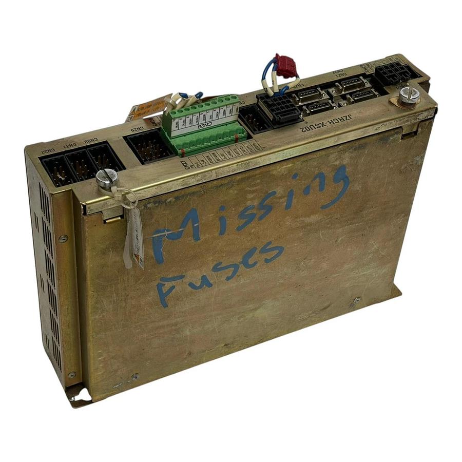 Used Yaskawa Electric JZRCR-XSU02 Motoman XRC Robot Servo Controller Power Module.