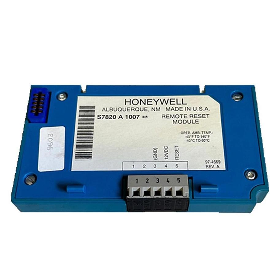 NEW HONEYWELL S7820 A 1007 / S7820A1007 7800 SERIES BURNER CONTROL RESET MODULE