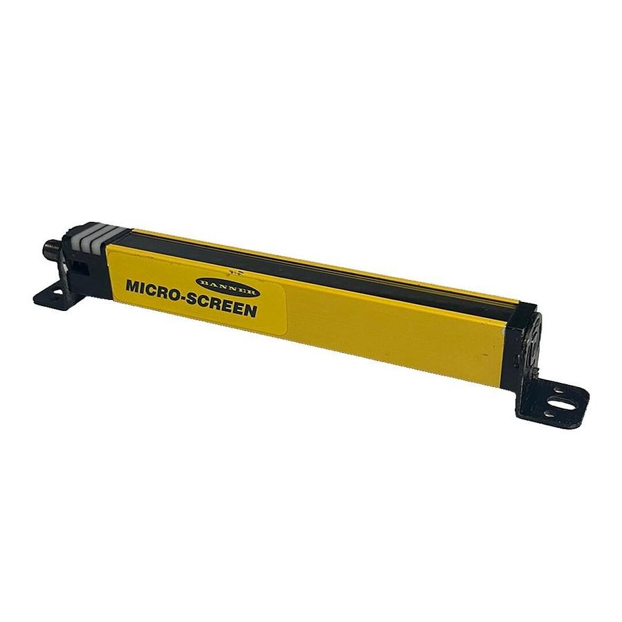 Used BANNER USR824Y MINI-SCREEN SAFETY LIGHT CURTAIN RECEIVER 55052