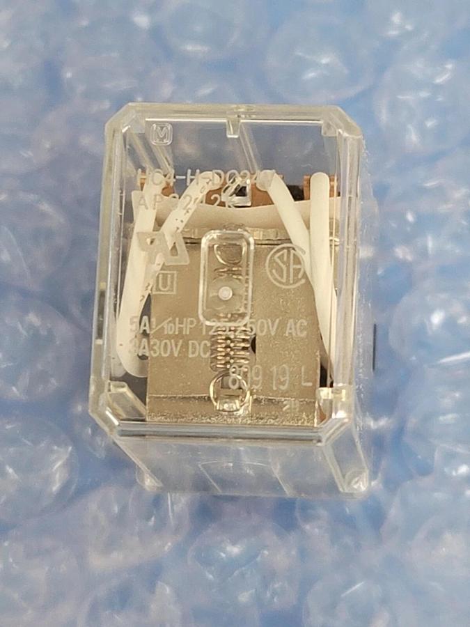 LOT OF 10 NEW MATSUSHITA HC4-H-DC24V RELAYS HC4HDC24V 3AMP 30VDC