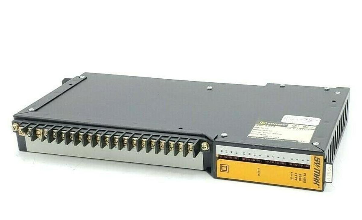 Used SQUARE D SY/MAX 8030-RIM-101 INPUT MODULE 8030RIM101, SER. C1, 30619-507-50