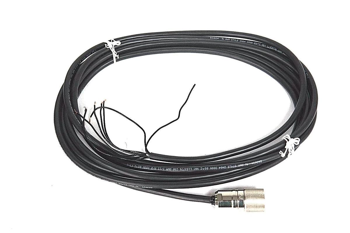 Used NEW SCHMERSAL 1209959 CONNECTOR CABLE A-K8+1P-M23-S-G-5M-BK-1-X-X-4 (8X0.75MM^2)