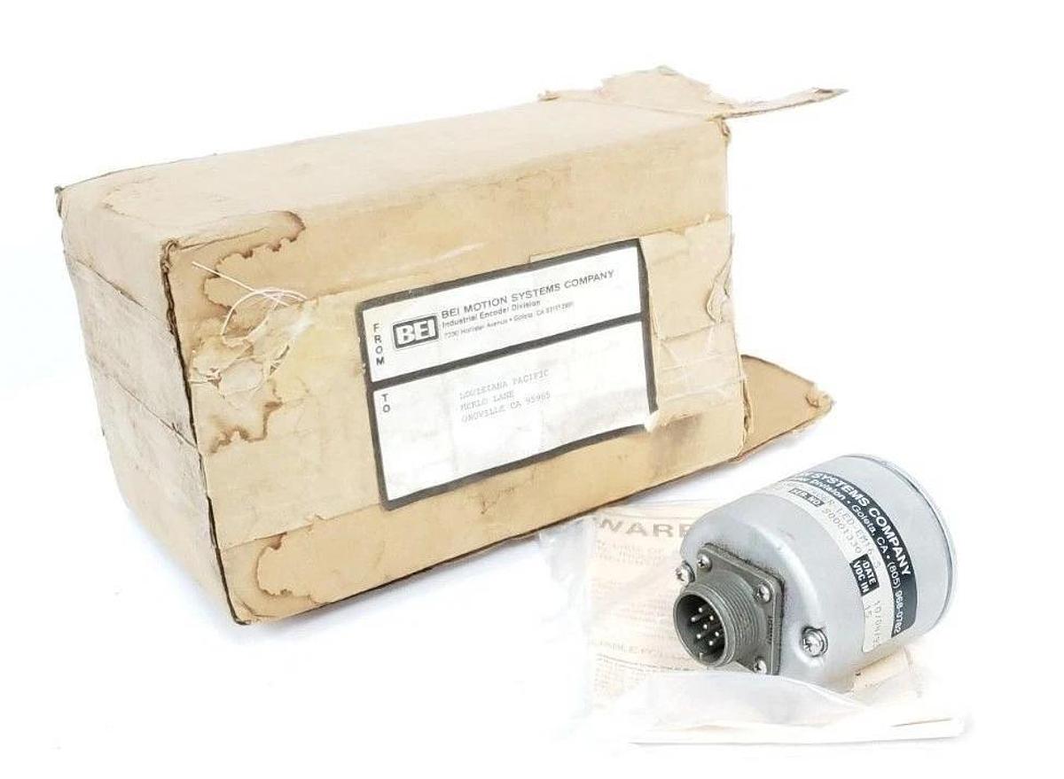 Used BEI MOTION H25E-SB-500-ABZ-7406R-LED-EM16-S ENCODER 924-01002-212 15VDC IN