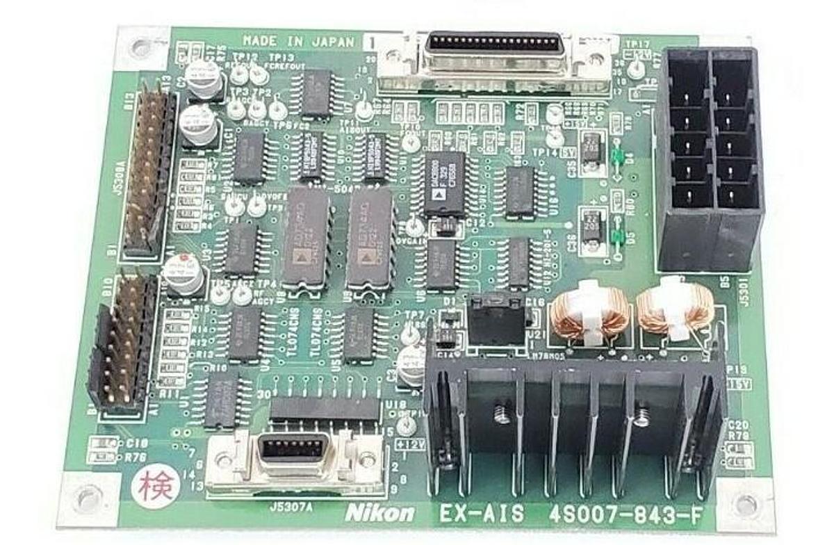 Used NIKON EX-AIS CIRCUIT BOARD 4S007-843-F (DAMAGED)