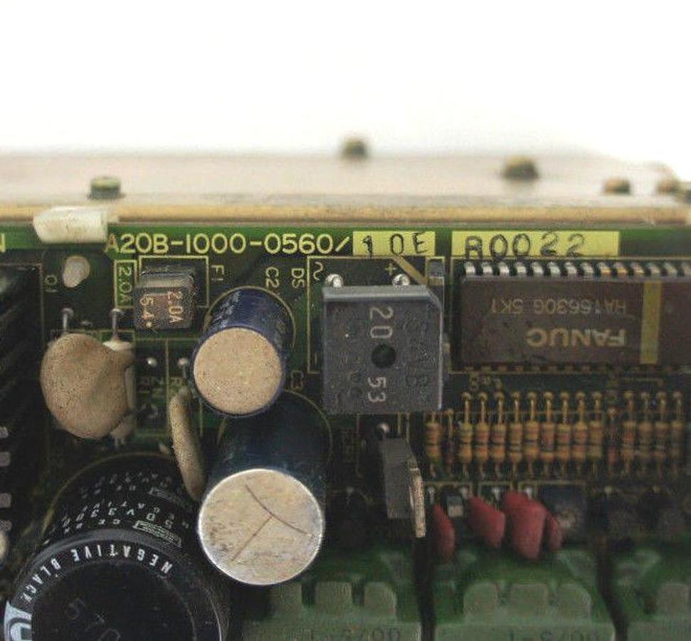 Used FANUC A06B-6050-H304 SERVO DRIVE UNIT W/ A20B-1000-0560/10E SERVO ANALOG BOARD