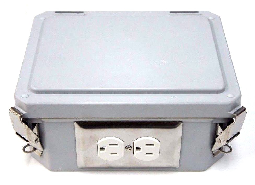 Used NEW WIEGMANN HW-80604CHQR ENCLOSURE WITH BH118R ELECTRICAL BOX