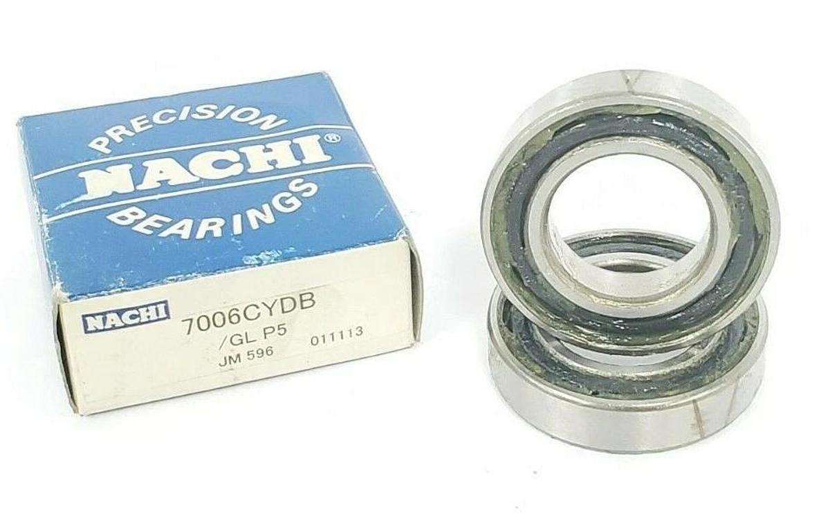 NEW NACHI 7006CYDB/GL P5 ANGULAR CONTACT BEARING SET 7006CYDB / GL P5