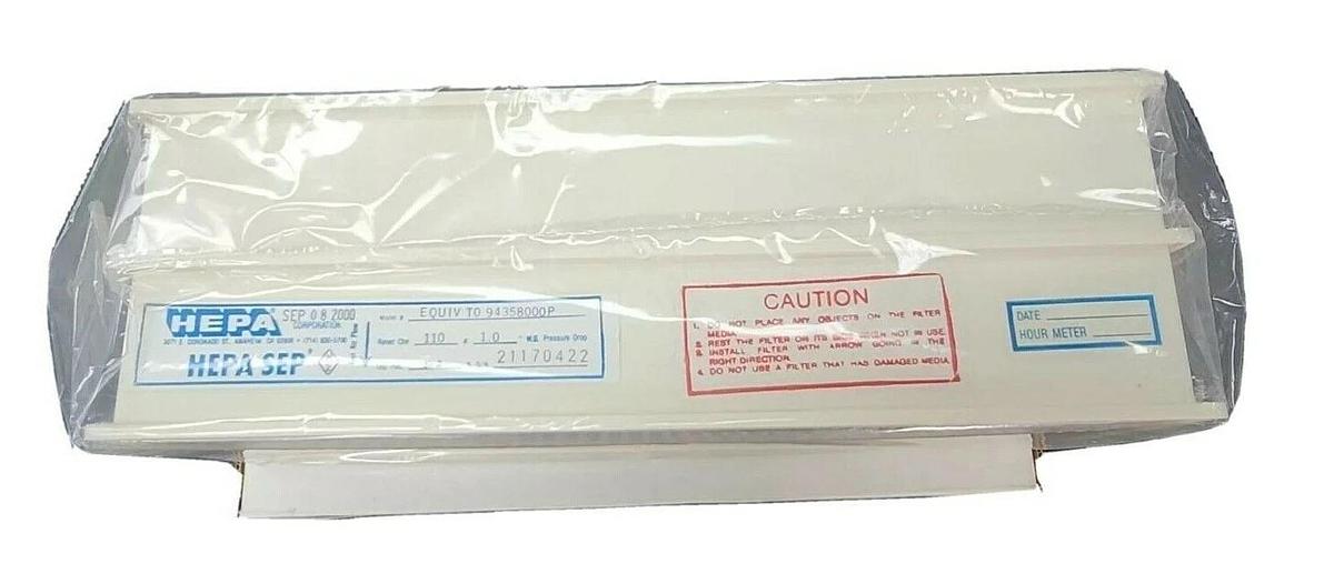 Used NIB HEPA 94358000 FILTER EQUIV TO 94358000P