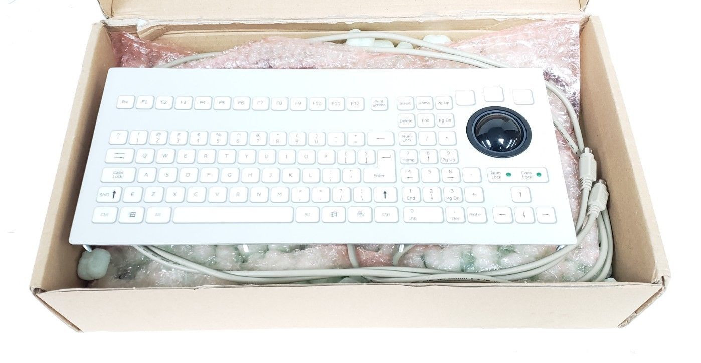 Used NEW MULDER-HARDENBERG BV KBLT106F1PS2 PANEL MOUNT TRACKERBOARD / KEYBOARD