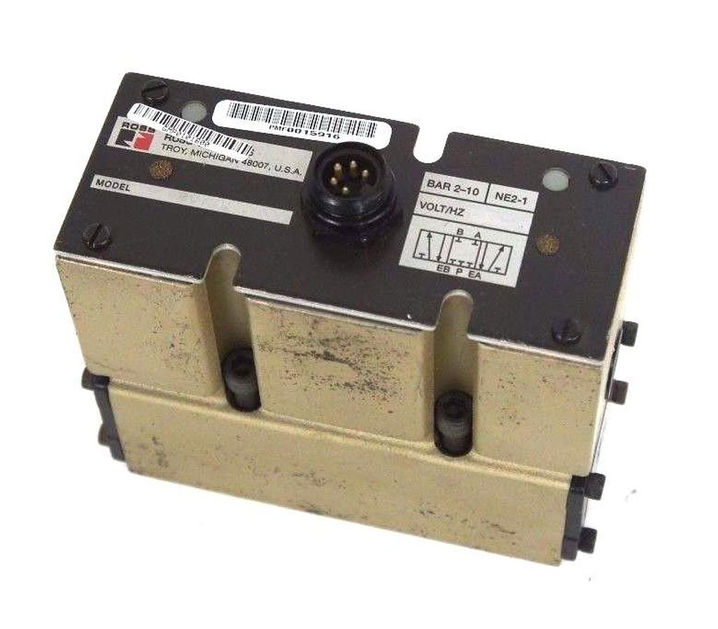 Used REPAIRED ROSS CONTROLS 8077B4341 SOLENOID PILOT VALVE 2-10BAR 24VDC