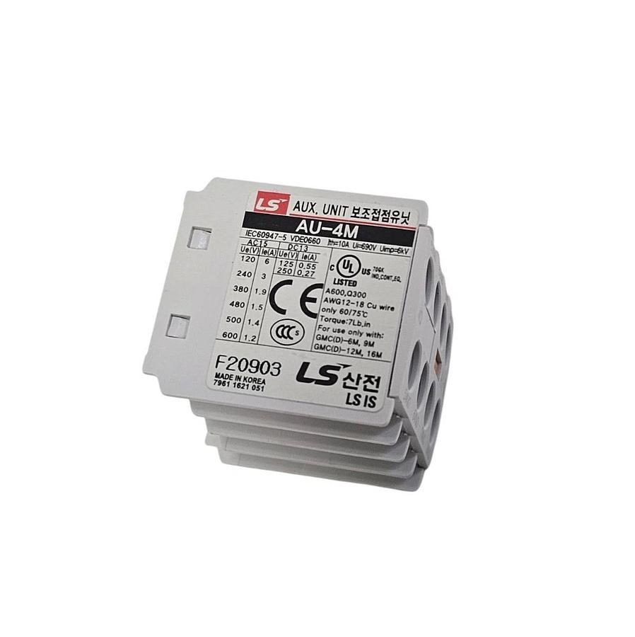 NEW ALTECH CORP. AU-4M-40 AUX. SWITCH FOR GMC/D-6M-16MR FRONT MOUNT, 4 N.O.