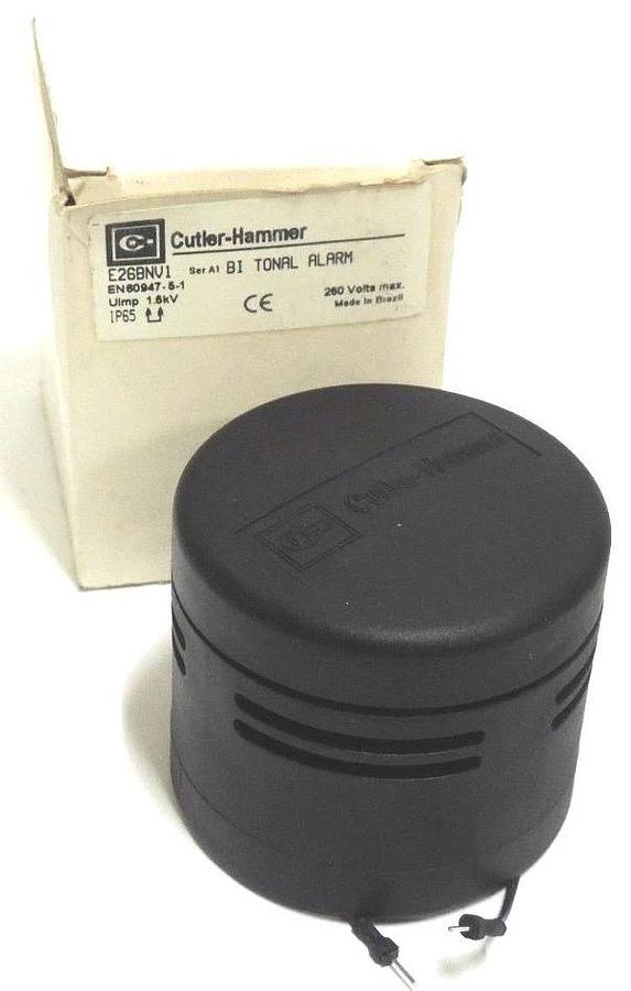 Used NIB CUTLER-HAMMER E26BNV1 BI TONAL ALARM SER. A1