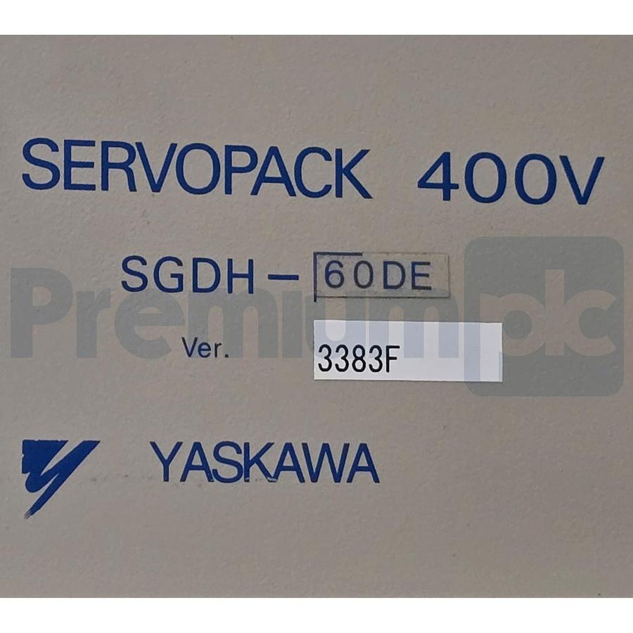 Used YASKAWA SGDH-60DE / SGDH60DE SIGMA II SERVOPACK AMPLIFIER 400V 6kW w/JUSP-NS500