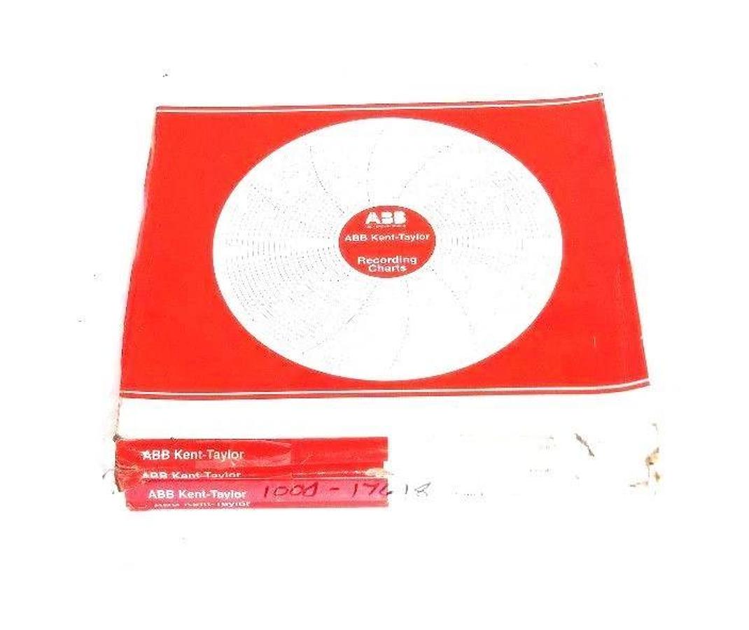 NIB ABB KENT-TAYLOR 500P1225-137% RECORDING CHARTS 500P1225-137