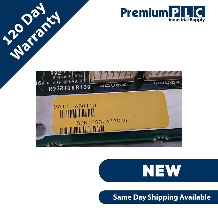 Used NEW MITSUBISHI HR113 / FCU6-HR113 MELDAS MAIN CPU PCB MAT. A68113, BN638A168G53C