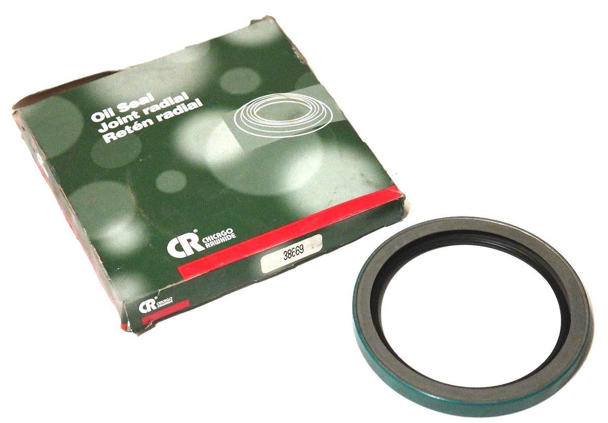 Used NIB CHICAGO RAWHIDE 38669 OIL SEAL 3.9'" X 4.865" CRWH1-R