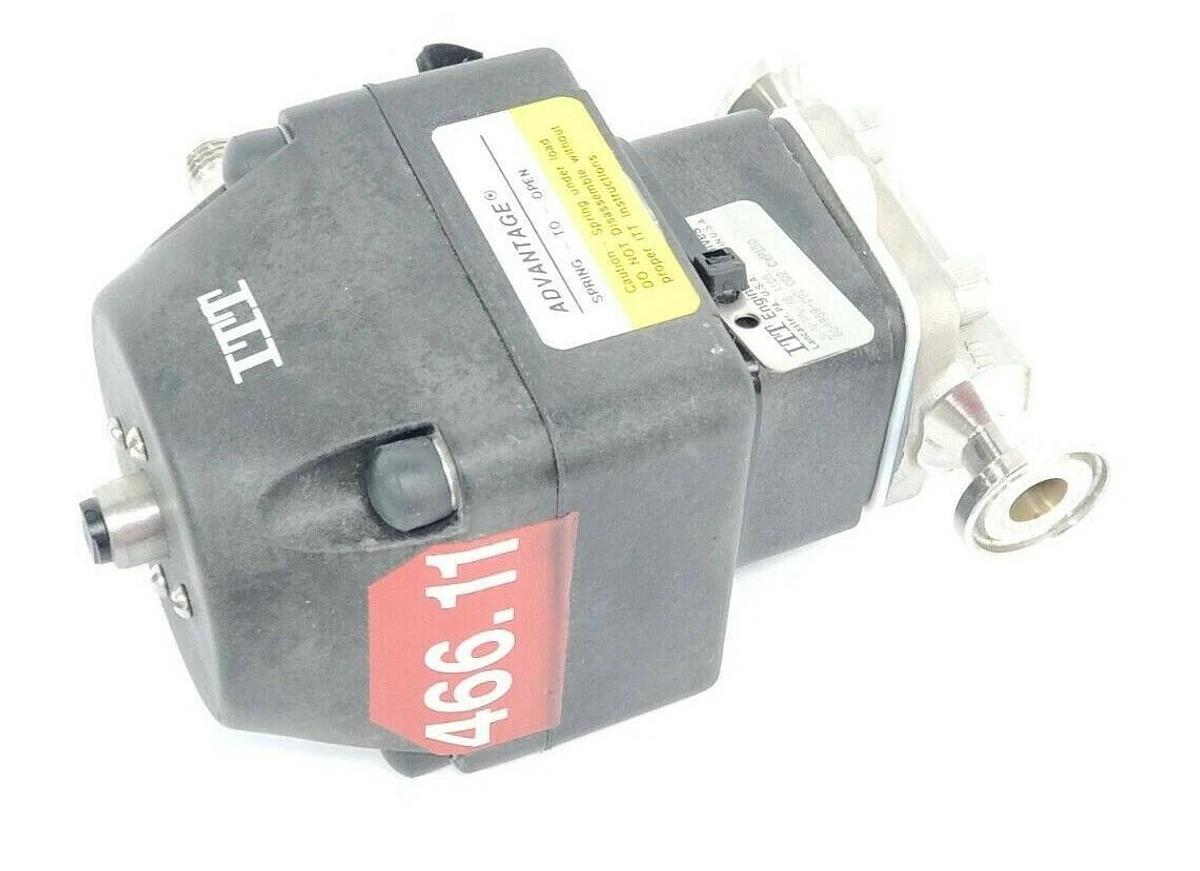 Used ITT .5-N-PN-36-A105 ADVANTAGE ACTUATOR 1/2" 90PSI W/ 303-1138 DIAPHRAGM VALVE