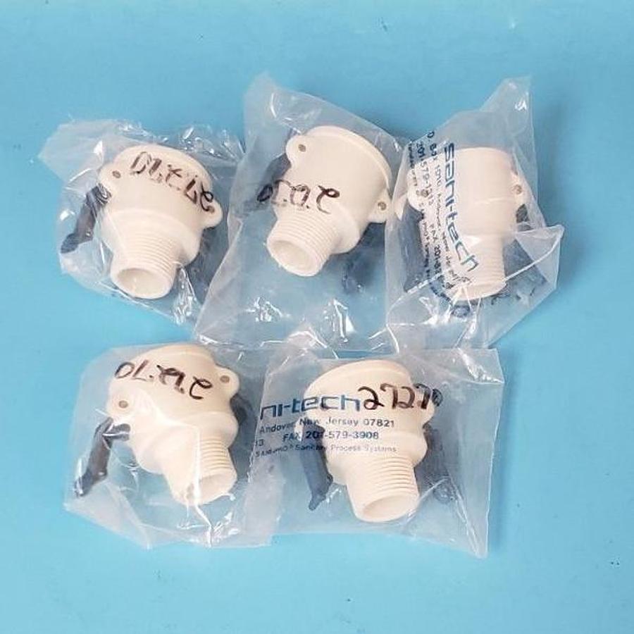 Used LOT OF 5 NEW SANI-TECH 27270 CONNECTOR CLAMPS