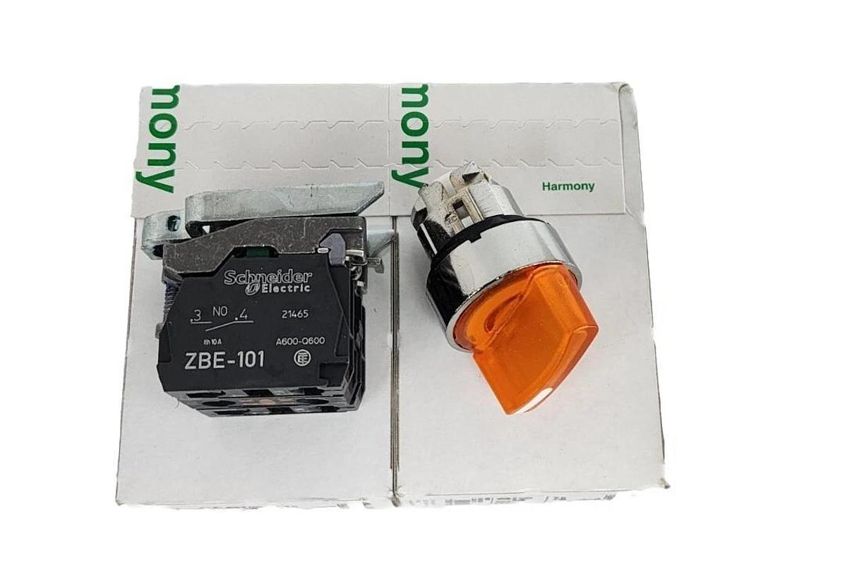 Used LOT OF 10 NEW SCHNEIDER ELECTRIC XB4BK125B5 SELECTOR SWITCHES