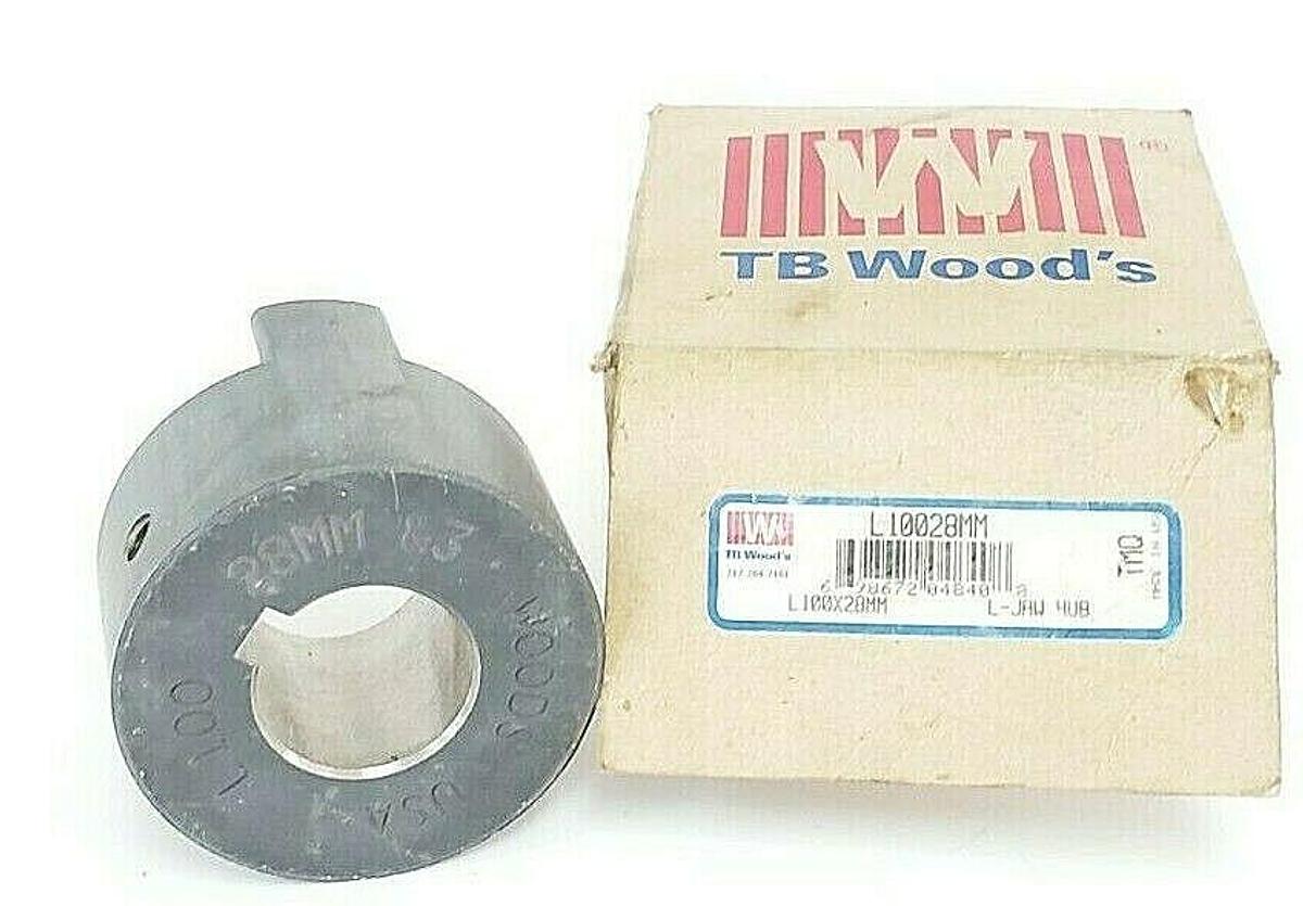 Used NIB TB WOODS L10028MM JAW COUPLING L100X28MM
