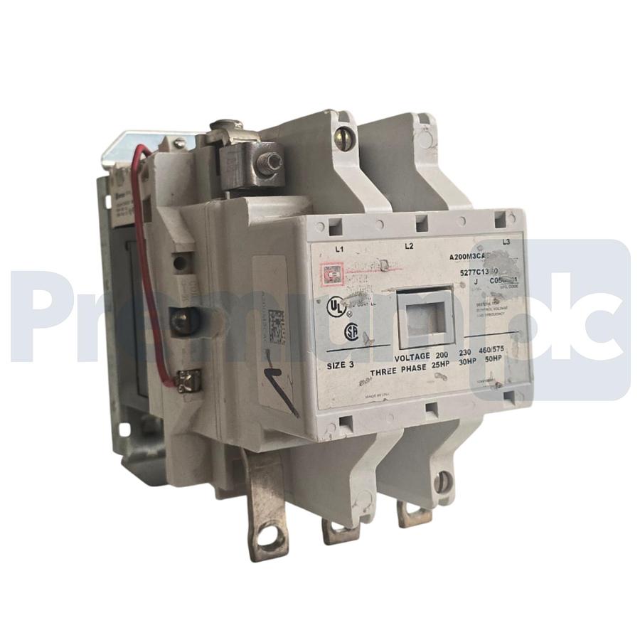 Used CUTLER-HAMMER A200M3CAC - A200 NEMA SIZE 3 MOTOR STARTER 110/120V COIL 90A USPI