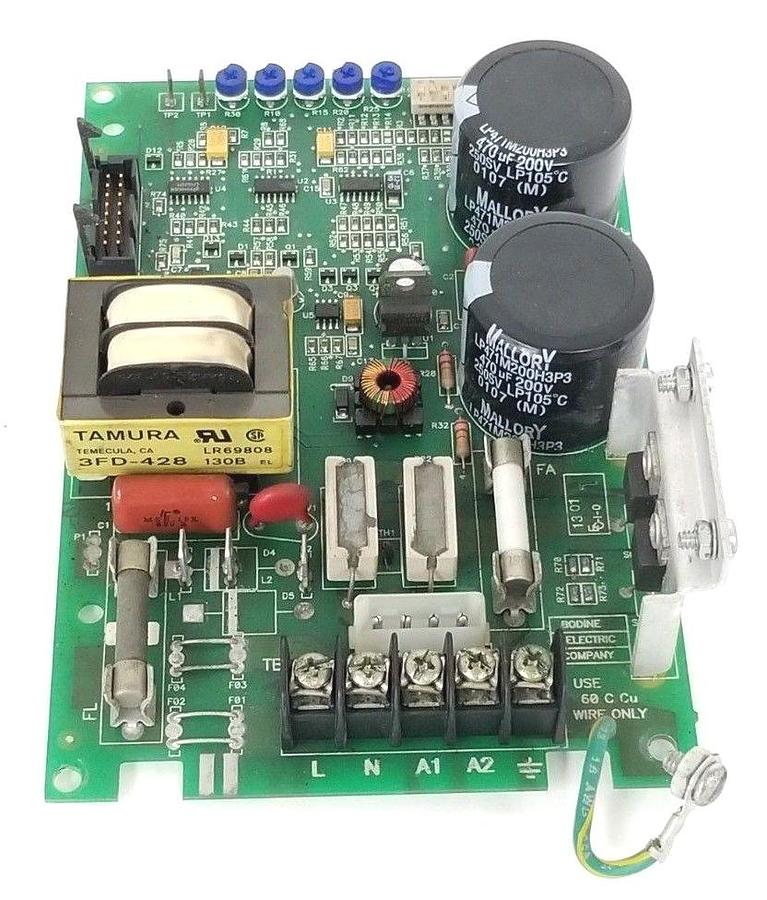 Used BODINE ELECTRIC CO. 43110418KCY SPEED CONTROL BOARD 43130423H