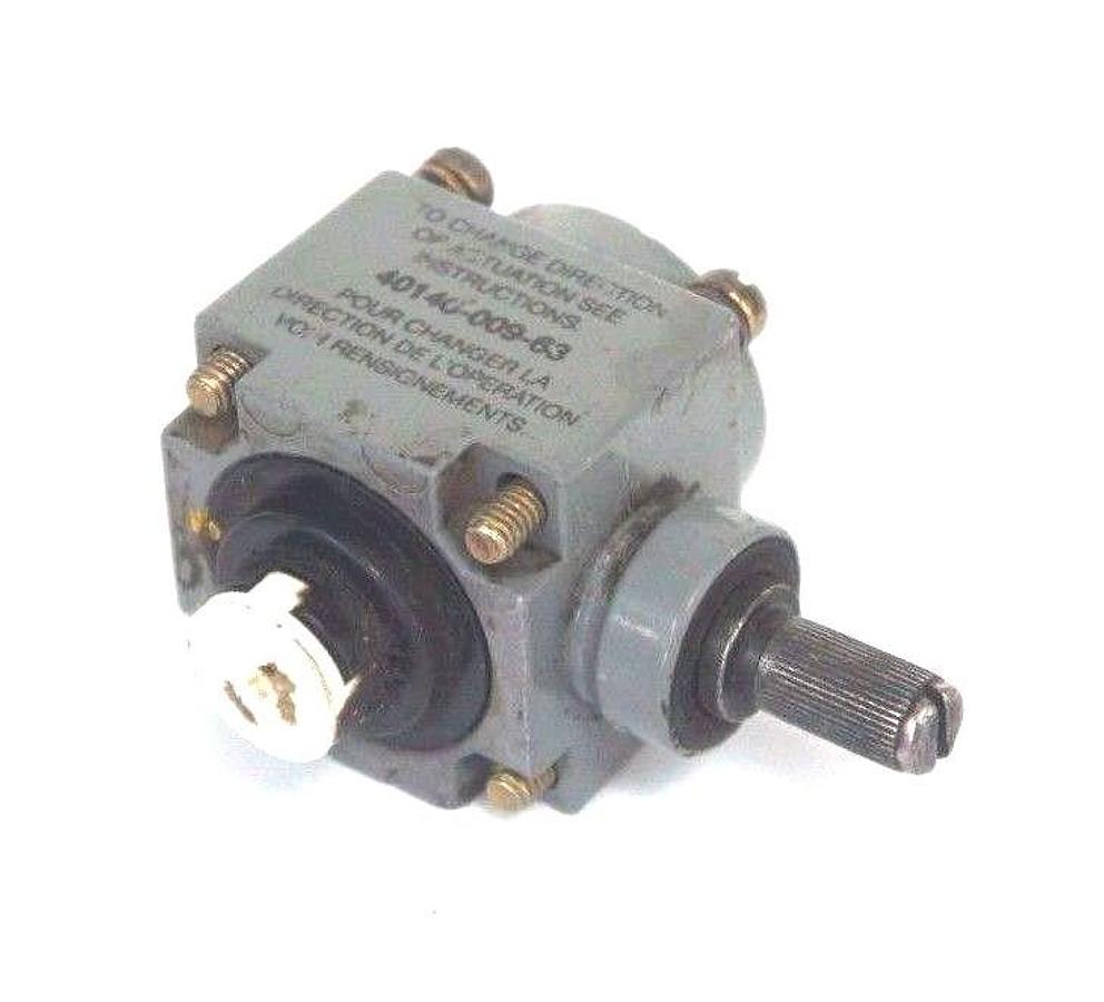 Used ALLEN BRADLEY 40140-009-63 OPERATING HEAD 4014000963