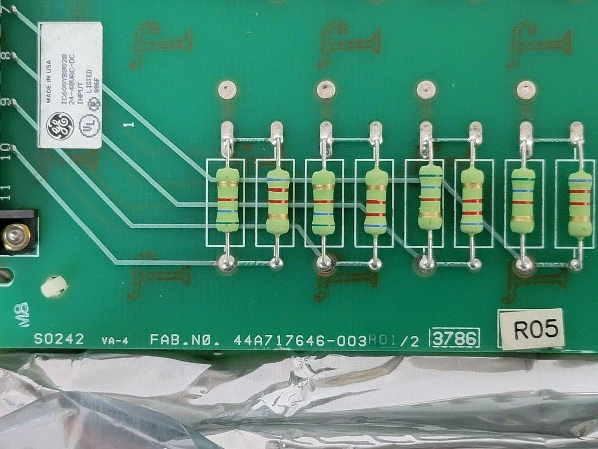 NIB GE FANUC IC600YB802B INPUT MODULE 48VAC W/ IC600FP802A FACEPLATE