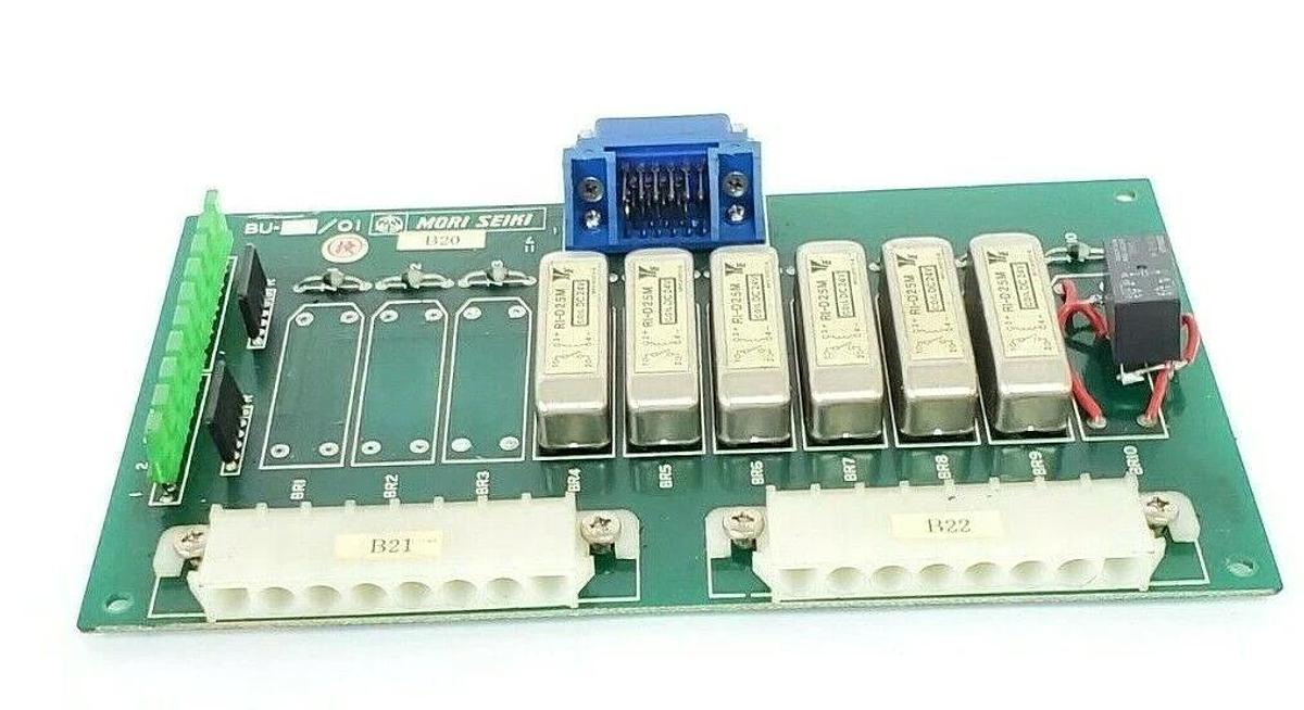 Used MORI SEIKI BU-01 RELAY BOARD BU01