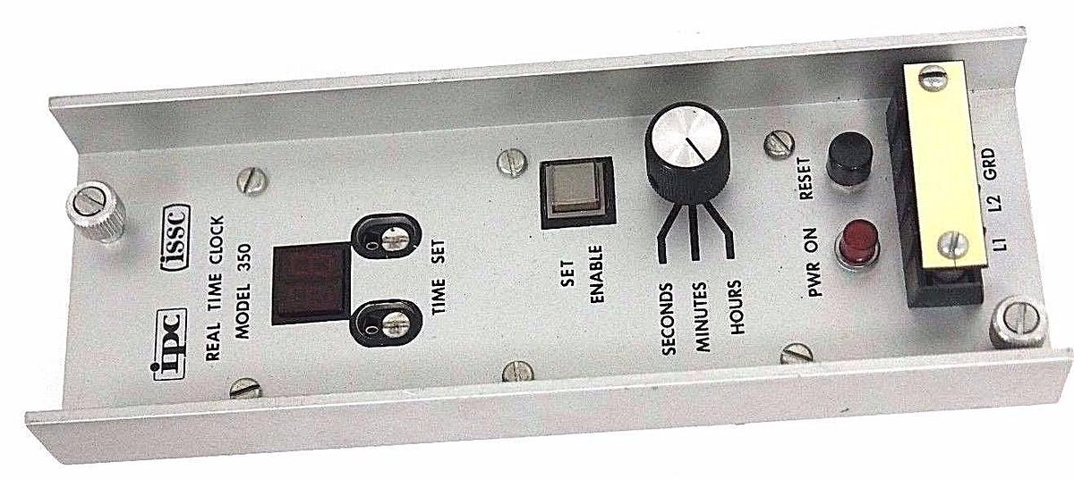 Refurbished REPAIRED IPC ISSC TEAL TIME CLOCK MODEL 350, C-16-09-063, C1609063