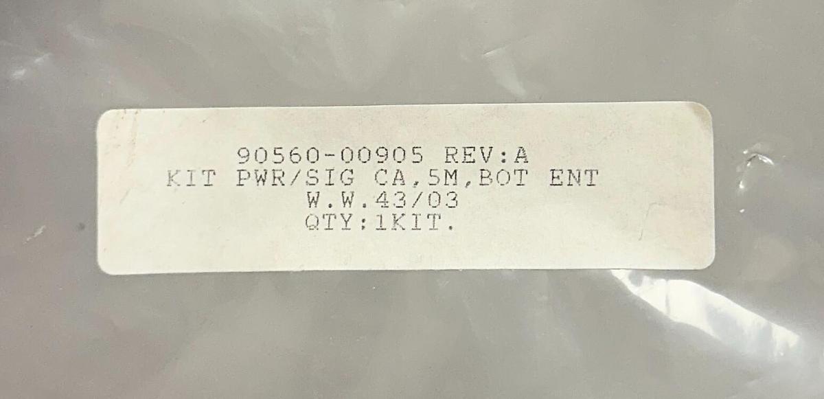 Used ADEPT 90560-00905 / 10560-01155 KIT PWR/SIG CA 5M BOT ENT COBRA Rev. A OEM NSMP