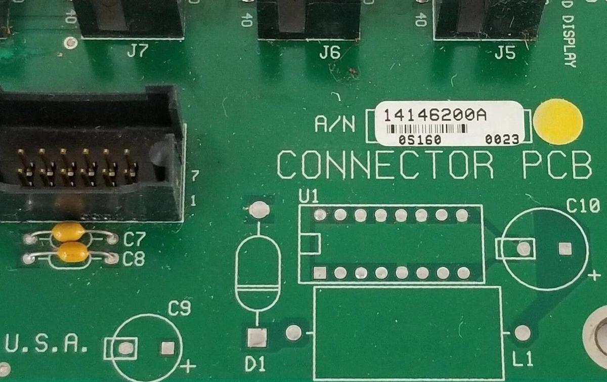 Used METTLER TOLEDO 14146200A CONNECTOR PC BOARD 14146000A