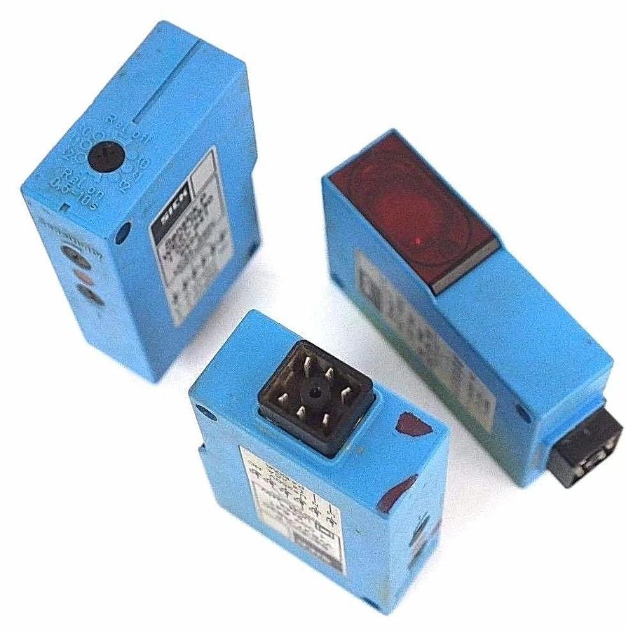 Used SICK OPTIC WE27-R630 PHOTOELECTRIC STATUS INDICATOR 24-240V 2VA - LOT OF 3