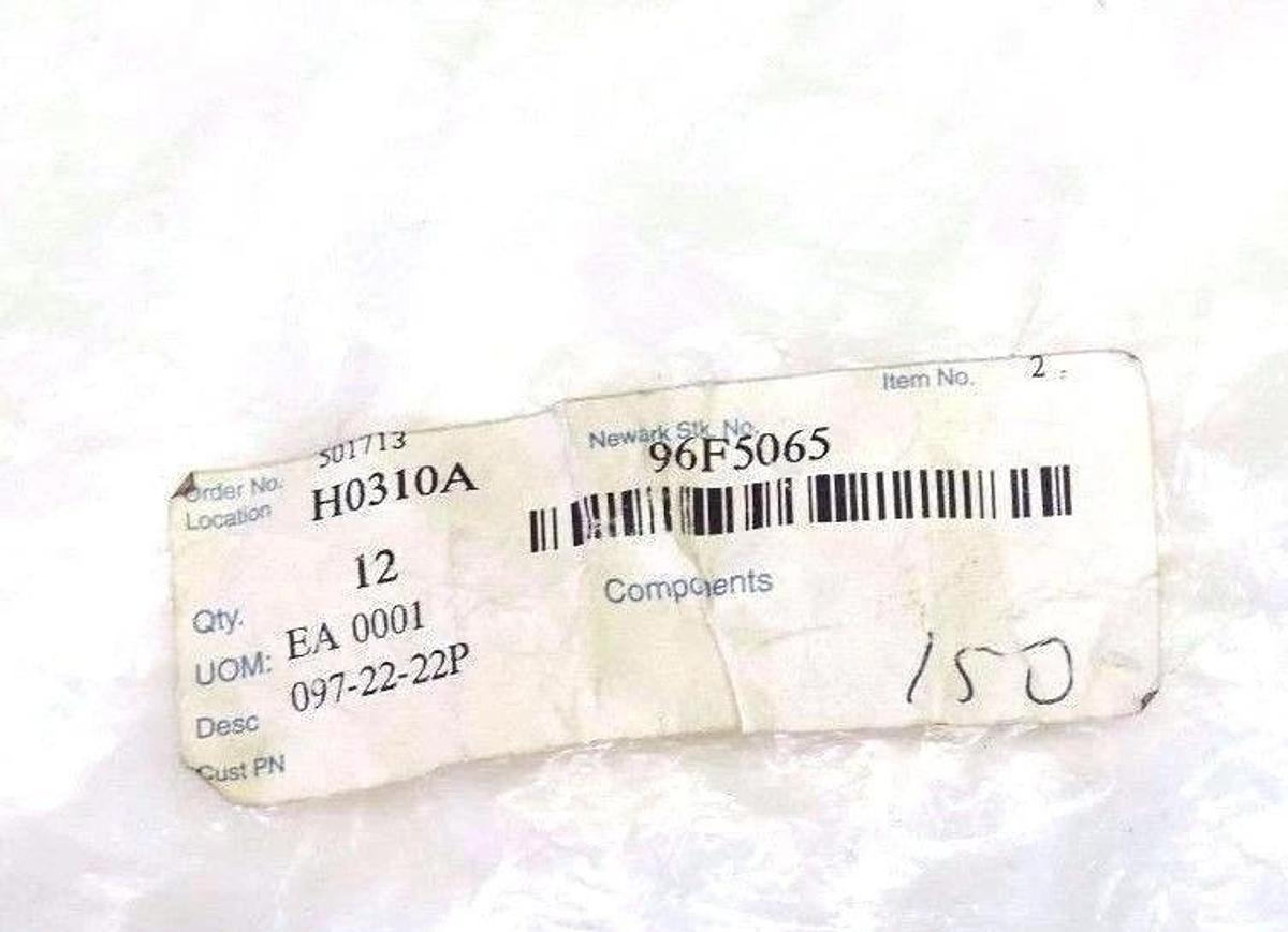 LOT OF 9 NEW AMPHENOL 097-22-22P CONNECTORS 96F5065