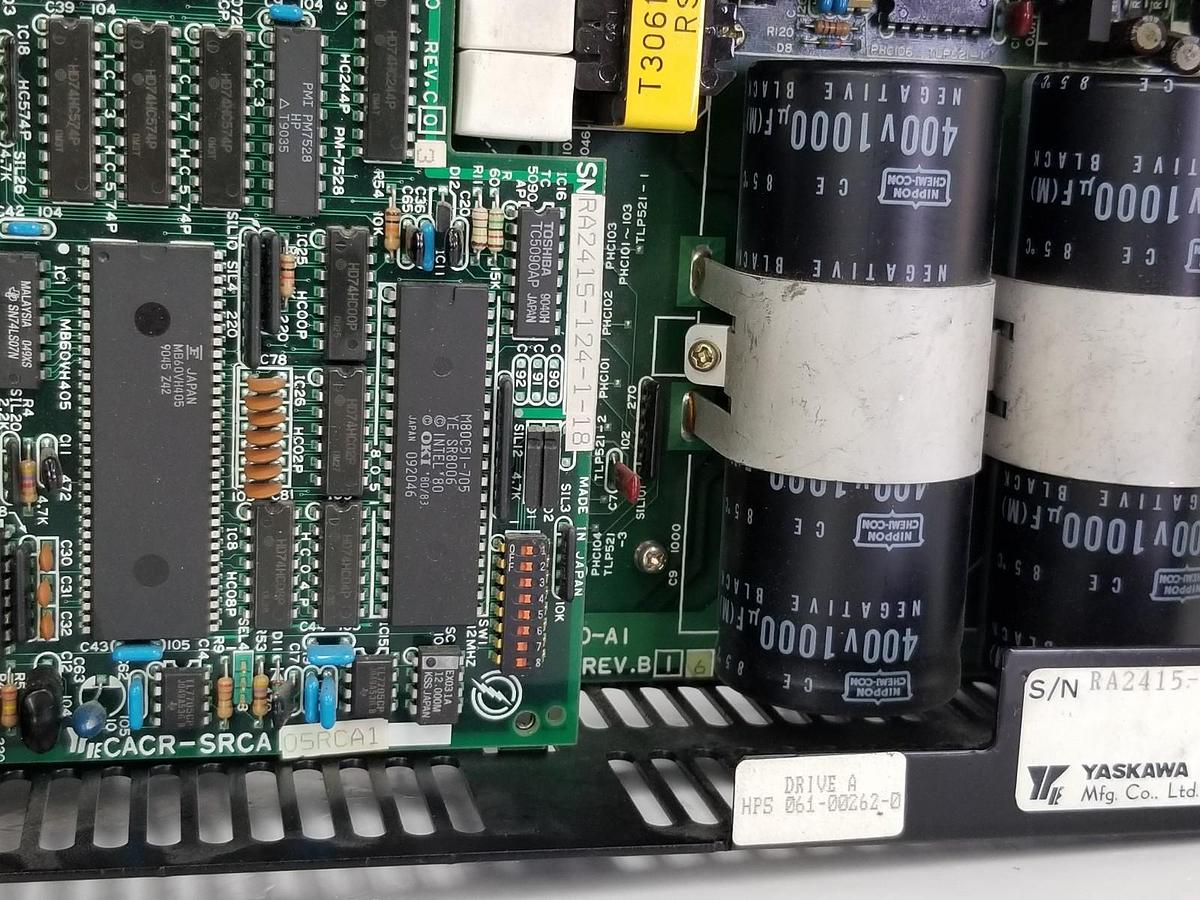 Used YASKAWA SERVOPACK CACR-SR05AC1ER AC SERVO DRIVE 200V, 1CN, HPS 061-00262-0
