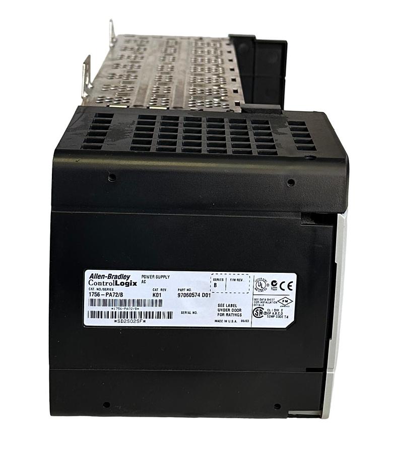 Used ALLEN BRADLEY 1756-PA72 /B ControlLogix AC POWER SUPPLY 1756-A7 /B 7-SLOT RACK