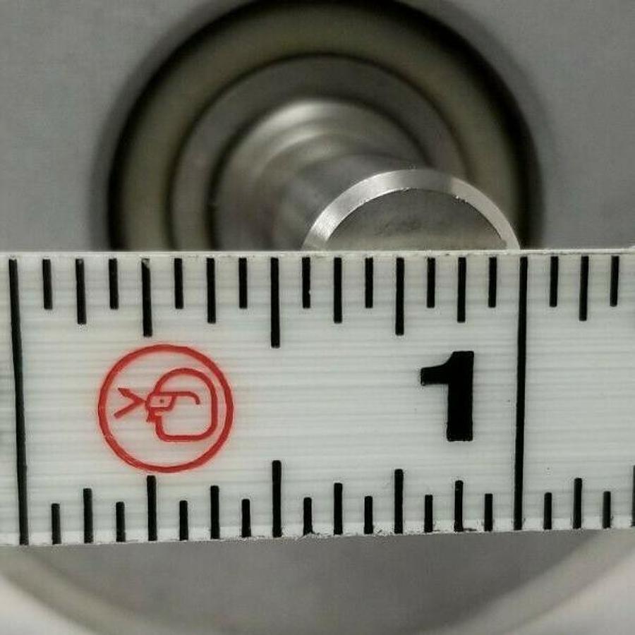 Used APPLIED MOTOR PRODUCTS HT34-486D-YAA 2-PHASE STEP MOTOR 2.96V 1.8 DEG. STEP