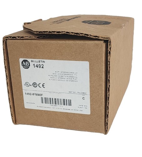 NIB ALLEN BRADLEY 1492-IFM40F 40 POINT INTERFACE MODULE SER. C
