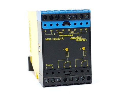 Used TURCK MS1-22EX0-R ISOLATED SWITCHING AMPLIFIER MS1-22EX0-R/20-250VAC/20-125VDC