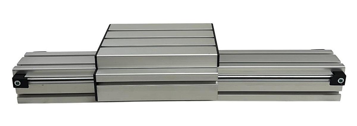 MACRON DYNAMICS 10187001 LINEAR SLIDE RAIL ACTUATOR 26'' *DAMAGED PLASTIC NSNP
