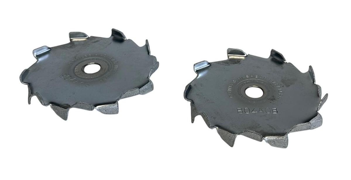 Used 2 COWLES B04A0B / B04AOB / BO4A0B / BO4AOB HI-SHEAR IMPELLERS 4'' NSNP