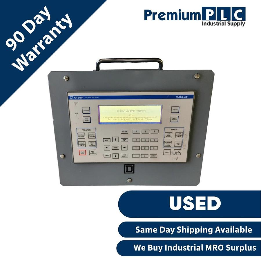 Used SQUARE D 52046-434-50 C1700 DATA ENTRY PANEL MAGELIS XBT-PM027110 5204643450