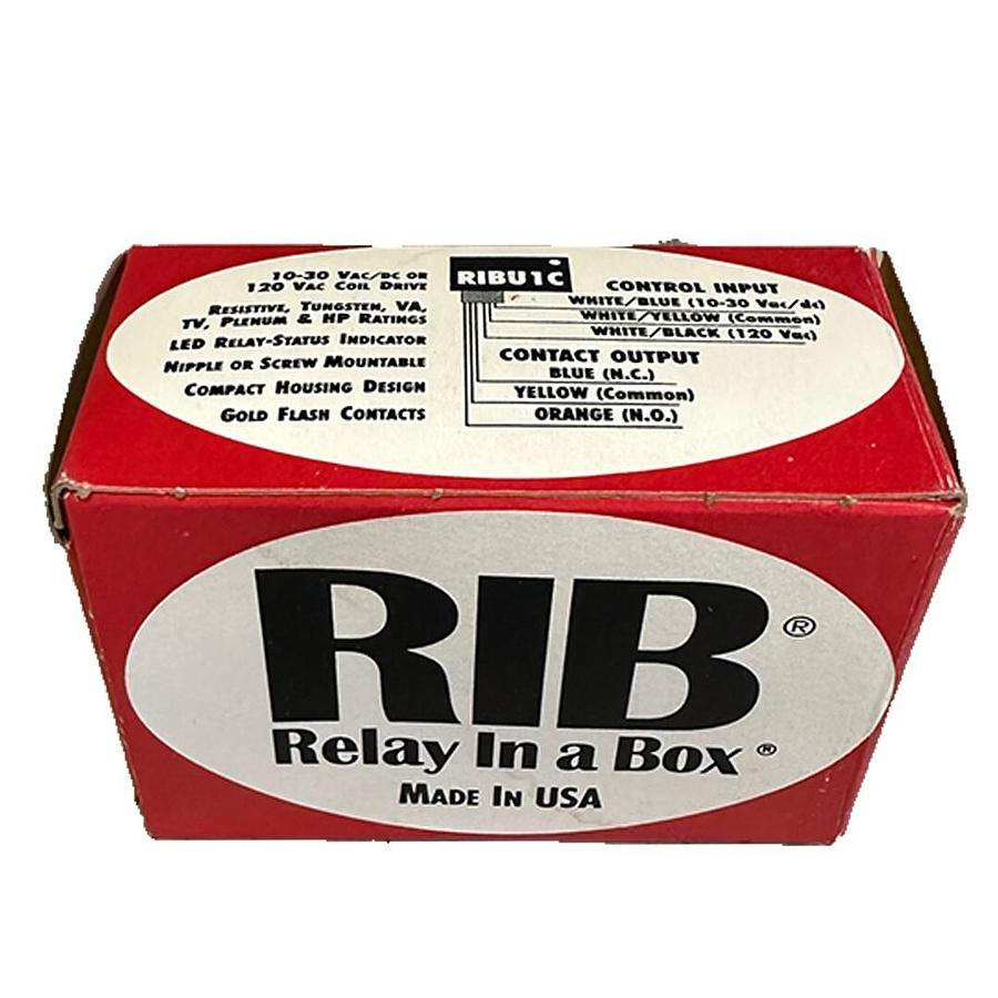 Used NEW FUNCTIONAL DEVICES RIBU1C MULTI-VOLTAGE RELAY IN A BOX 10-30V AC/DC