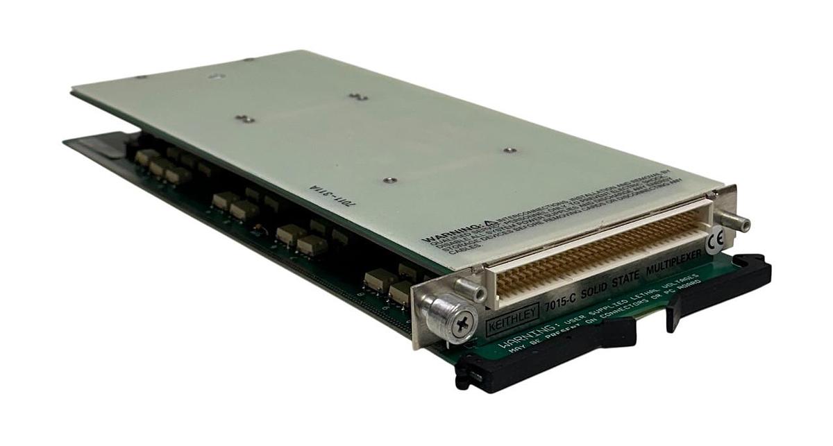 KEITHLEY 7015-C / 7015C SOLID STATE MULTIPLEXER 7011-311A QUAD 1x10 96-PIN NSNP