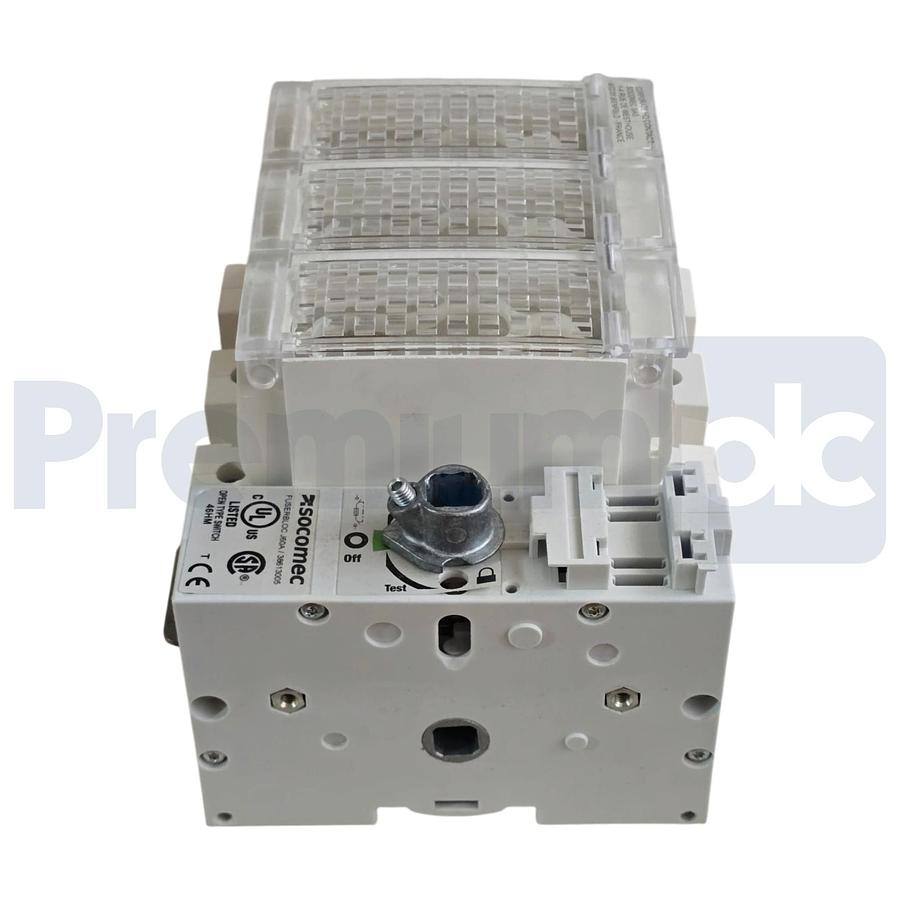 Used Socomec 38613005 FUSERBLOC TS J 3-Pole 60A 100kA Fusible Disconnect Switch NSMP