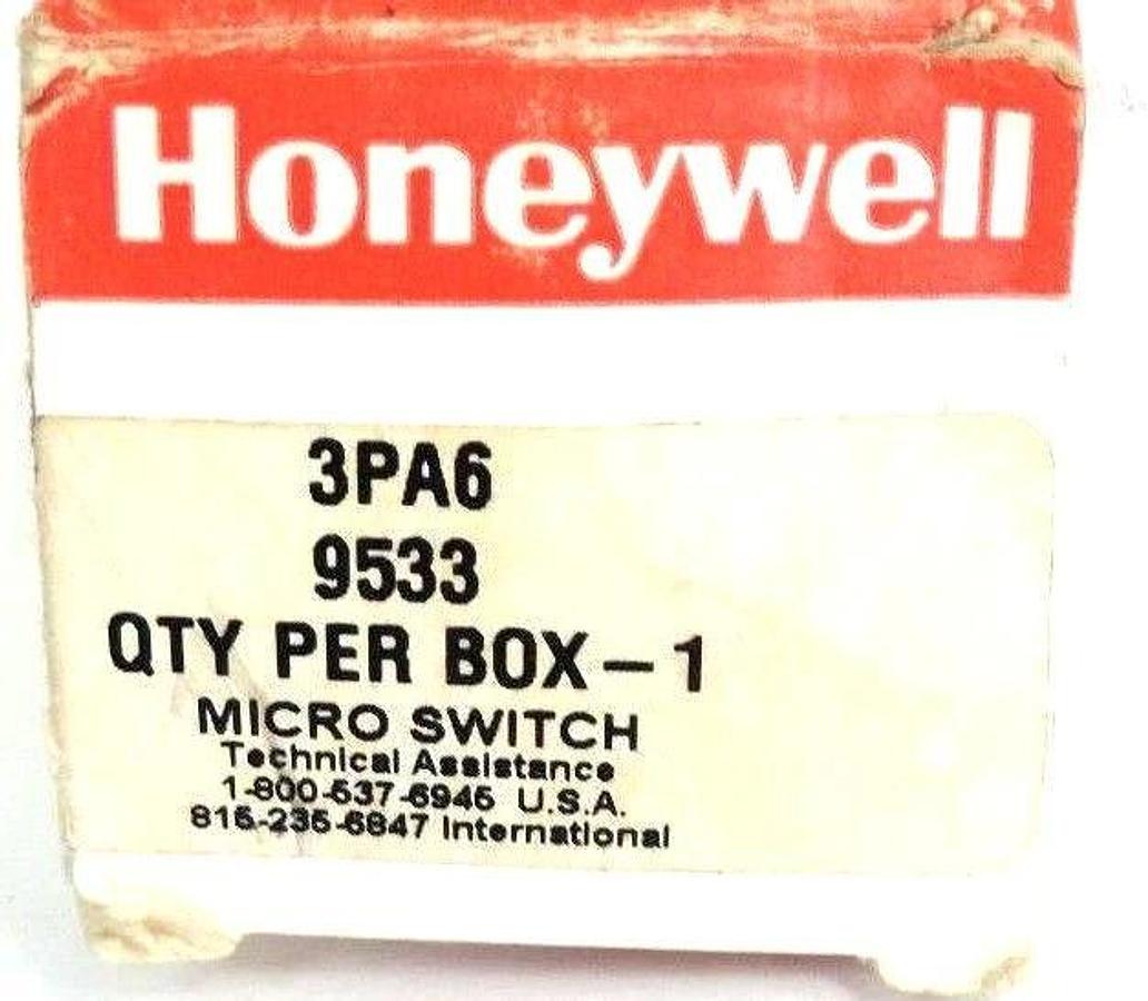 Used NIB HONEYWELL MICRO SWITCH 3PA6 LIMIT SWITCH ENCLOSURE W/ BZ-2R-A2 SWITCH