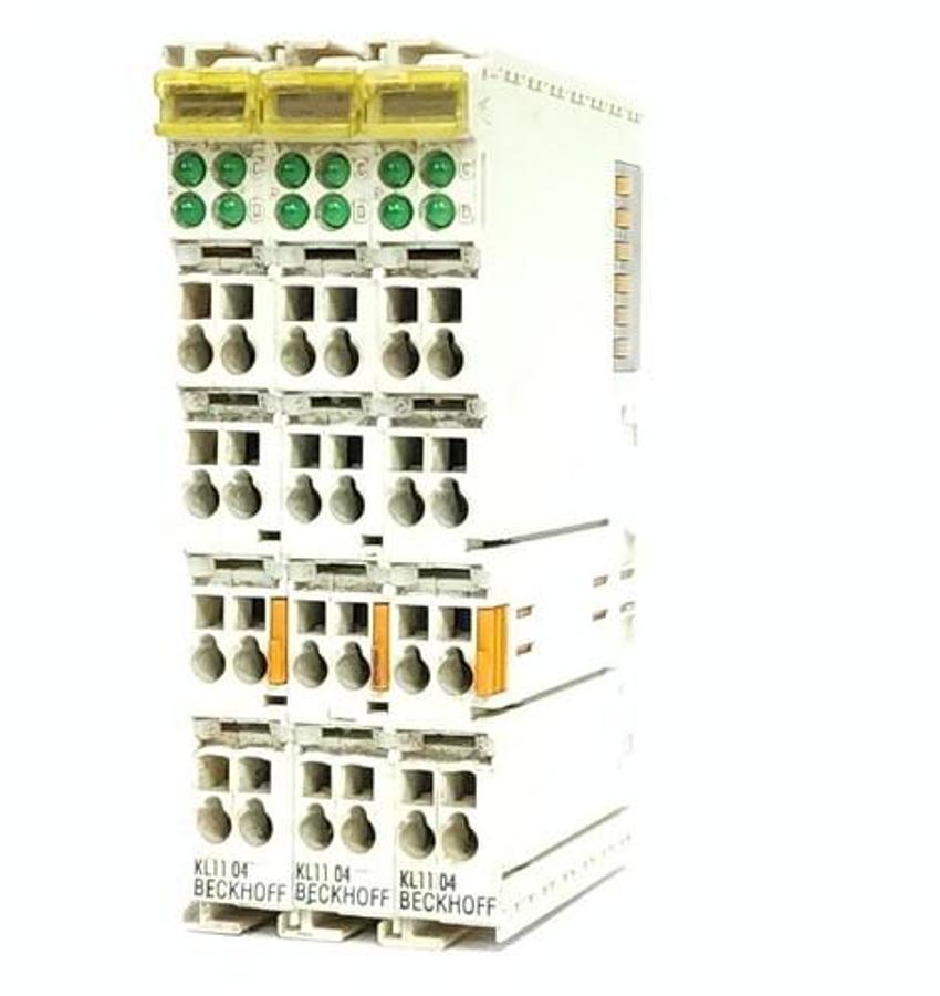 Used LOT OF 3 BECKHOFF KL1104 DIGITAL INPUT TERMINALS 4-CHANNEL 24 VDC