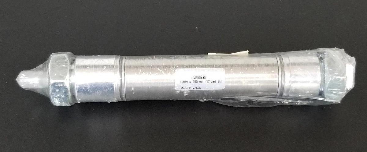 Used NEW PARKER QPN8998 PNEUMATIC CYLINDER 250PSI, 17BAR