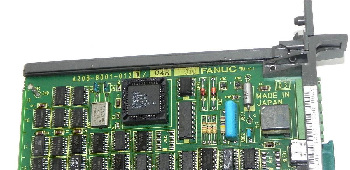 Used FANUC A20B-8001-0121/04B PC BOARD PROCESSOR W/ A16B-1212-0871/17C BOARD